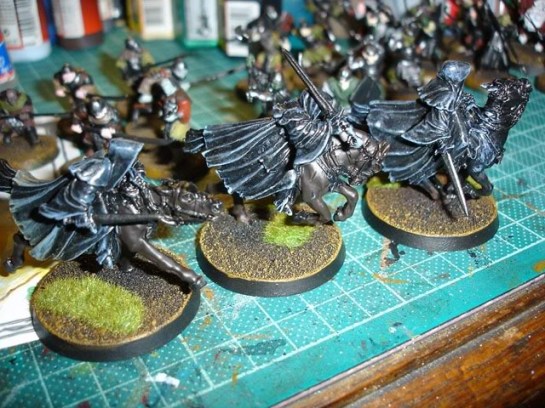 Citadel Lord of the Rings SBG Mounted Ringwraiths WIP