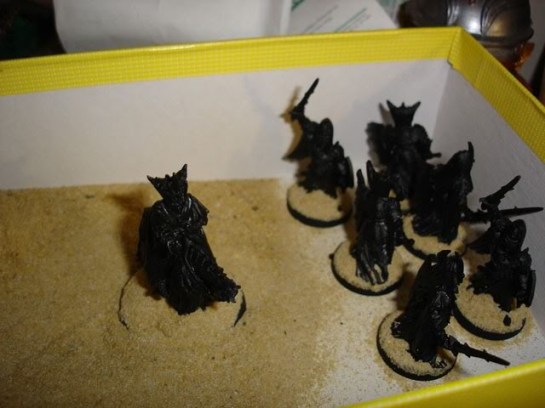 Citadel Lord of the Rings The Mouth of Sauron Mounted WIP, Black Numenorian Infantry WIP