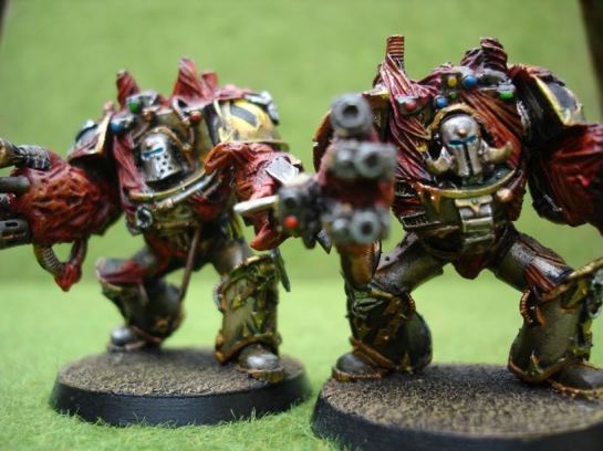 Iron Warriors Chaos Space Marine Obliterators