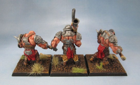 Mantic Ogre Shooters with Blunderbusses