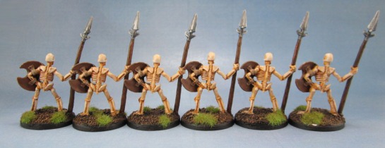 Reaper Bones 77001 Skeletal Spearmen