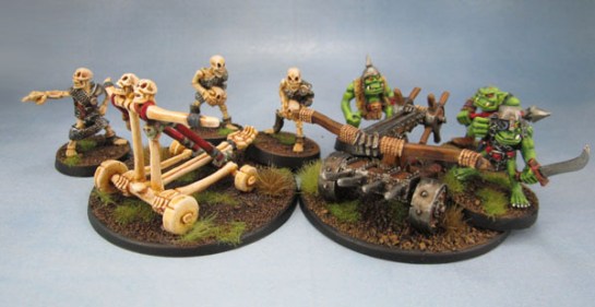 MD8 Undead Skull Chucker/Screaming Skull Catapult, C22 Orc Bolt Thrower Oldhammer