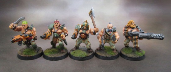 Kitbashed Chaos Cultists, Techno-Barbarians