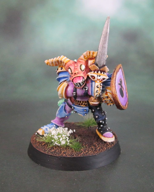 Realm of Chaos Oldhammer Chaos Warrior Champion of Slaanesh.