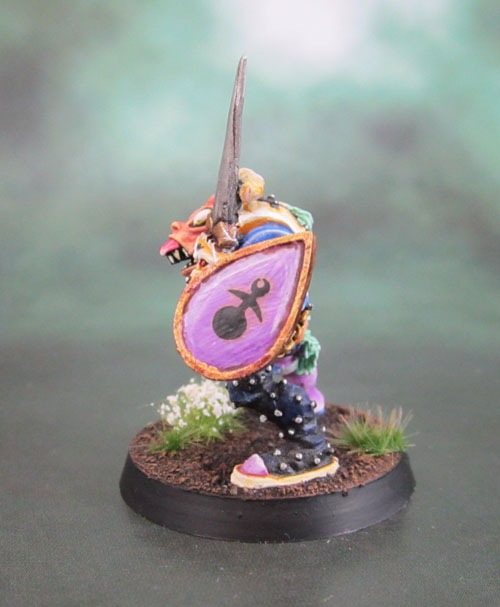 Realm of Chaos Oldhammer Chaos Warrior Champion of Slaanesh.