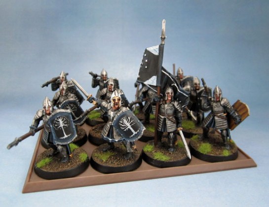 Citadel Lord of the Rings Warriors of Minas Tirith - Captain and Standard Bearer