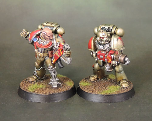 Citadel Space Marine Veteran Captain Flamer Marine Rogue Trader 40k2e Oldhammer