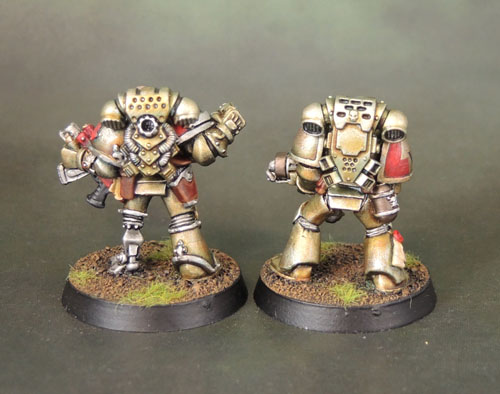 Citadel Space Marine Veteran Captain Flamer Marine Rogue Trader 40k2e Oldhammer