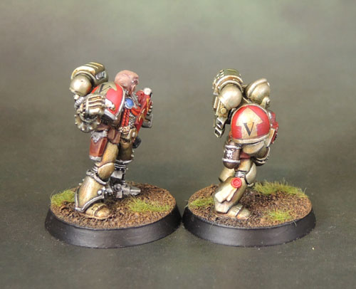 Citadel Space Marine Veteran Captain Flamer Marine Rogue Trader 40k2e Oldhammer