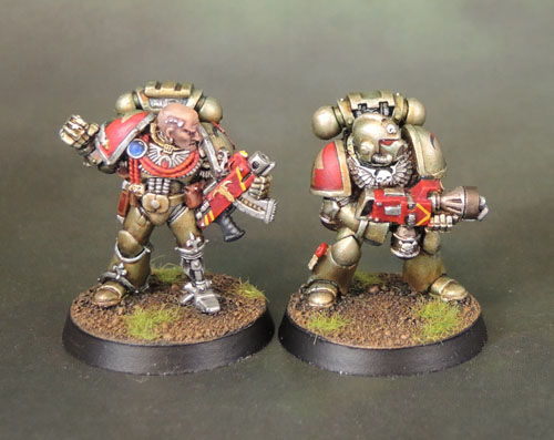 Citadel Space Marine Veteran Captain Flamer Marine Rogue Trader 40k2e Oldhammer