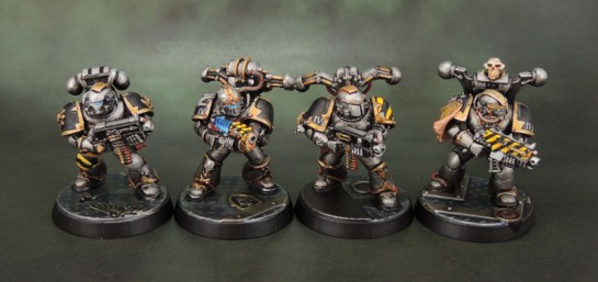Kitbashed Iron Warriors Chaos Space Marines