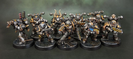 Converted Iron Warriors Chaos Space Marines