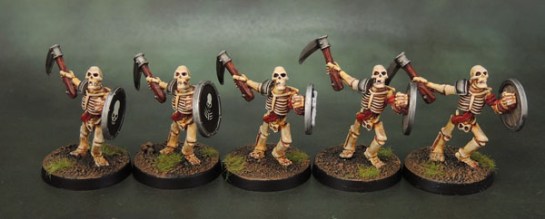 Celtos Fir Bolg Skeleton with Sickles