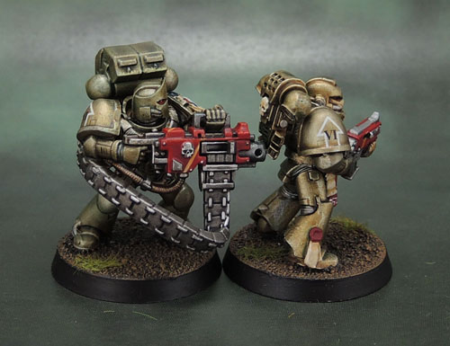 Minotaurs Space Marines, Forge World Minotaurs Shoulder Pad, Anvil Industry Vanguard