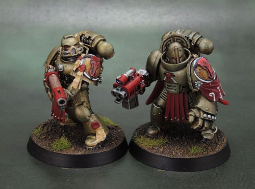 Minotaurs Space Marines, Forge World Minotaurs Shoulder Pad, Anvil Industry Vanguard, Puppetswar Temistokles