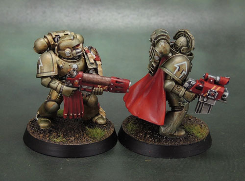 Minotaurs Space Marines, Forge World Minotaurs Shoulder Pad, Anvil Industry Vanguard, Puppetswar Temistokles