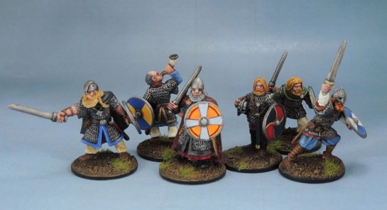 Wargames Foundry Vikings, Gripping Beast SV01b Viking Warlord