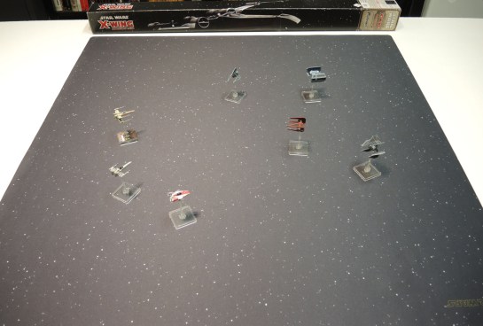 Fantasy Flight's X-Wing Starfield 3x3 Mat.