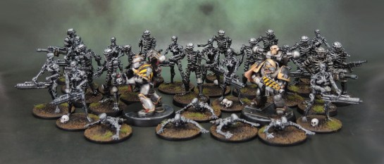 River Horse Teminator Genisys Plastic T-800 Endoskeletons, Endoskeleton Crawlers, Legions of Steel Nightmares, Iron Warriors Chaos Space Marines