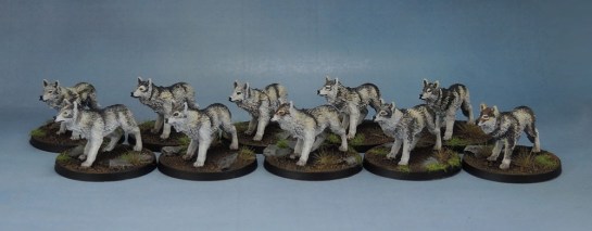 Monolith Games Conan board game Giant Wolves