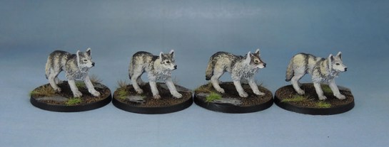 Monolith Games Conan board game Giant Wolves