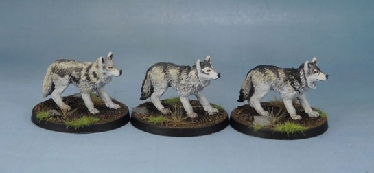 Monolith Games Conan board game Giant Wolves