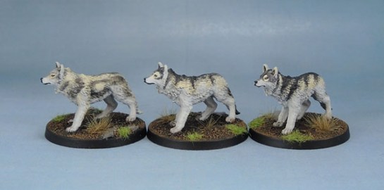 Monolith Games Conan board game Giant Wolves