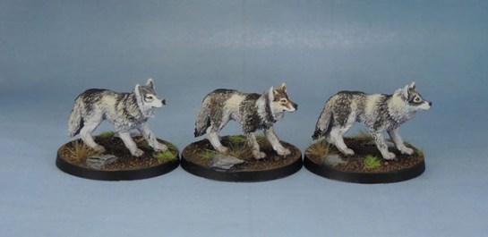 Monolith Games Conan board game Giant Wolves