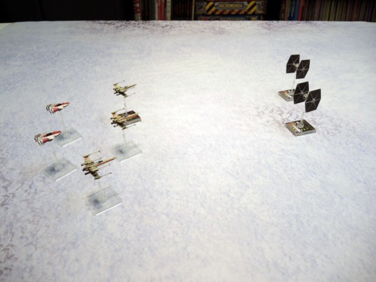 Urbanmatz' 6'x4' Snow Territory Game Mat. Star Wars X-Wing