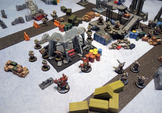 Urbanmatz' 6'x4' Snow Territory Game Mat. Warhammer 40,000, 40k, Kill Team