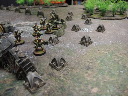 Secret Weapon Miniatures 40k Gothic Dragon's Teeth Tank Traps. Cadian Shock Troops, Imperial Guard, Astra Militarum