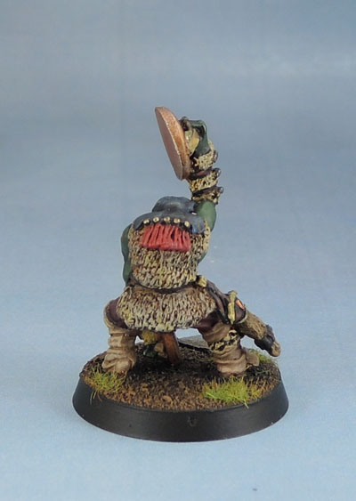 RR18 – Eeza Ugezod’s Mother Crushers’ Standard and Musician (Nick Lund, 1985), Oldhammer Citadel Miniatures