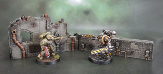 Armorcast High-Tech Walls, Short Sci-fi Walls