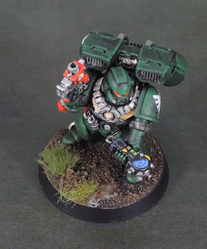 Dark Angels Space Marine Assault Squad, 40k Third Edition