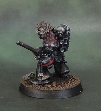 C100 Space Marines "Capt. Huron Grimm", Fallen Dark Angel - 40k Rogue Trader (1988), Oldhammer