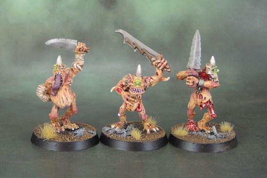 2nd Wave Plaguebearer of Nurgle 1995/6, 3rd Wave Warhammer Plaguebearers of Nurgle 2001
