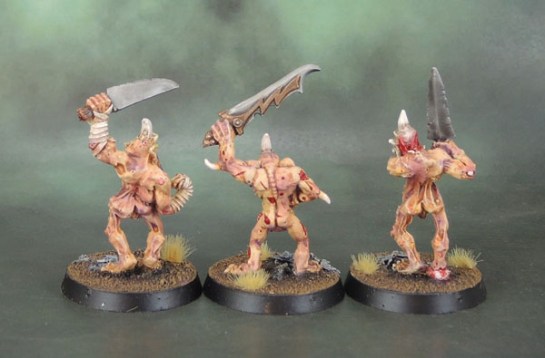 2nd Wave Plaguebearer of Nurgle 1995/6, 3rd Wave Warhammer Plaguebearers of Nurgle 2001