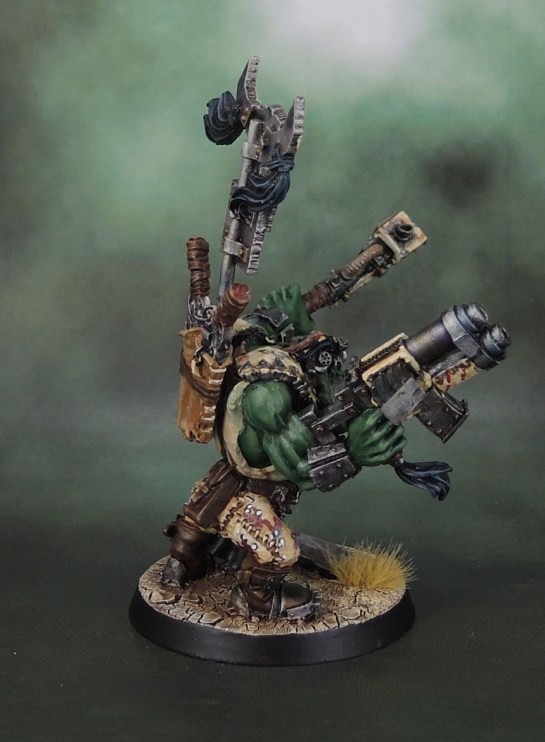 Brian Nelson, Ork Warboss, Blood Axe, Warhammer 40k, Orks,