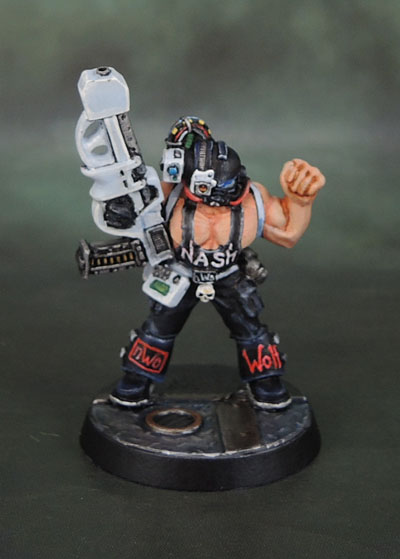 Warzone 1st Edition Cybertronic Chasseur Hero with LMG Conversion