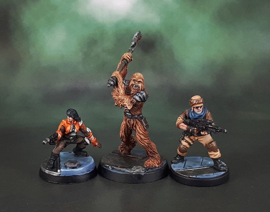 Star Wars Imperial Assault: Jyn Odan, Fenn Signis, Gaarkhan the Wookiee.