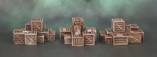 Mantic Terrain Crate, Boxes, Crates