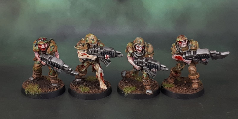 TG9511PB: Warzone Dark Legion Undead Legionnaires, Poxwalkers