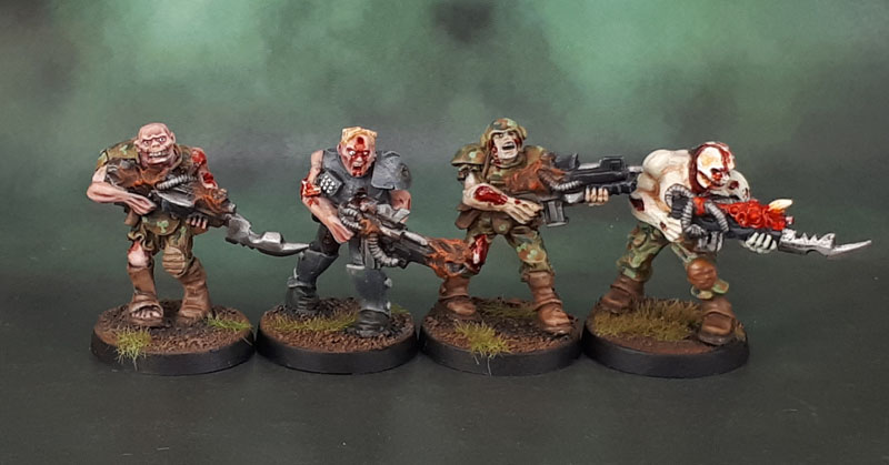 TG9505PB: Warzone Dark Legion Undead Legionnaires, Poxwalkers