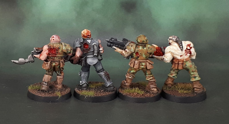 TG9505PB: Warzone Dark Legion Undead Legionnaires, Poxwalkers