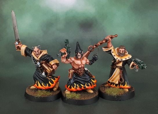 Imperial Preacher 1 (1997), Chaos Cultist (1999), (converted) Redemptionist (1997)