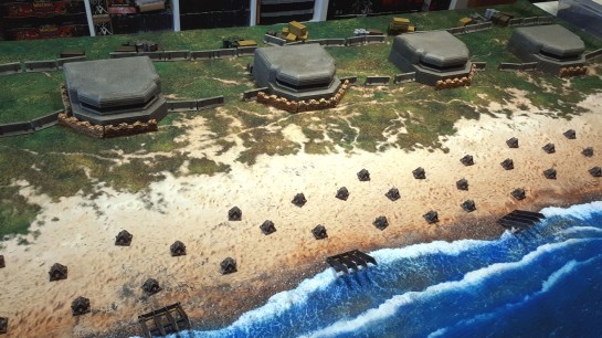 DUST Axis Heavy Laser Bunker, Allies Heavy Phaser Bunker, Deep Cut Studios Beach Mat 6x4