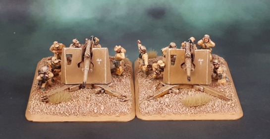 15mm Flames of War DAK Luftwaffe Flakartillerie 88mm - Battlefront Miniatures