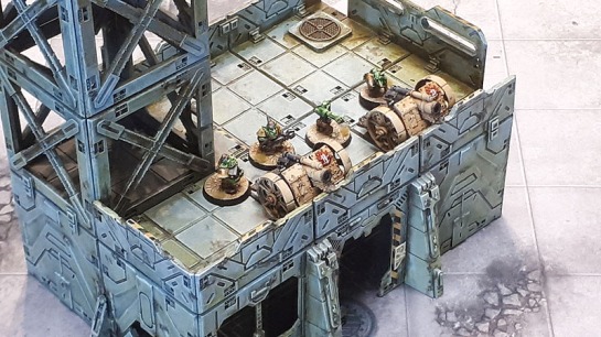 Ork Kannons, Mantic BattleZones Bunker