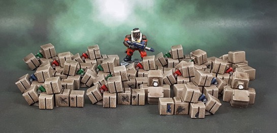 Mantic Mars Attacks Crates Boxes