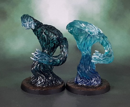 Pathfinder Deep Cuts: Medium Water Elementals, Citadel Contrast Paint